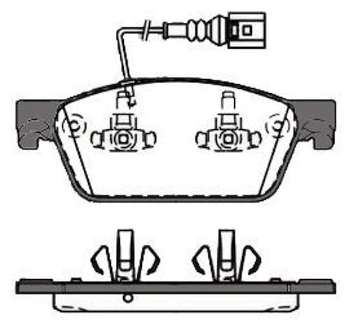 MGA 55567 Ön Fren Balatası Volkswagen Transporter 10-18 7E0698151