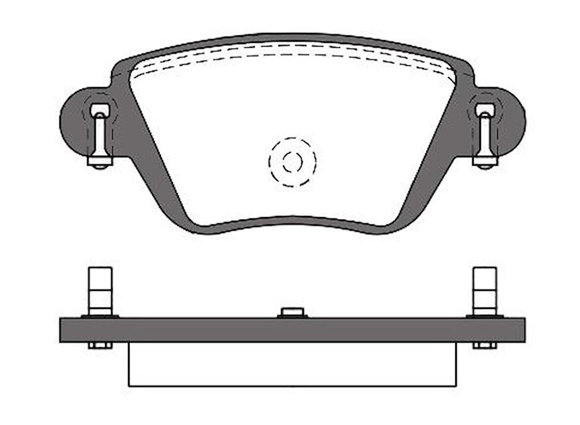MGA Fren Balatası Arka Gdb1435 (Renault: Kango 1.9dcı 01=/Mondeo 00=)