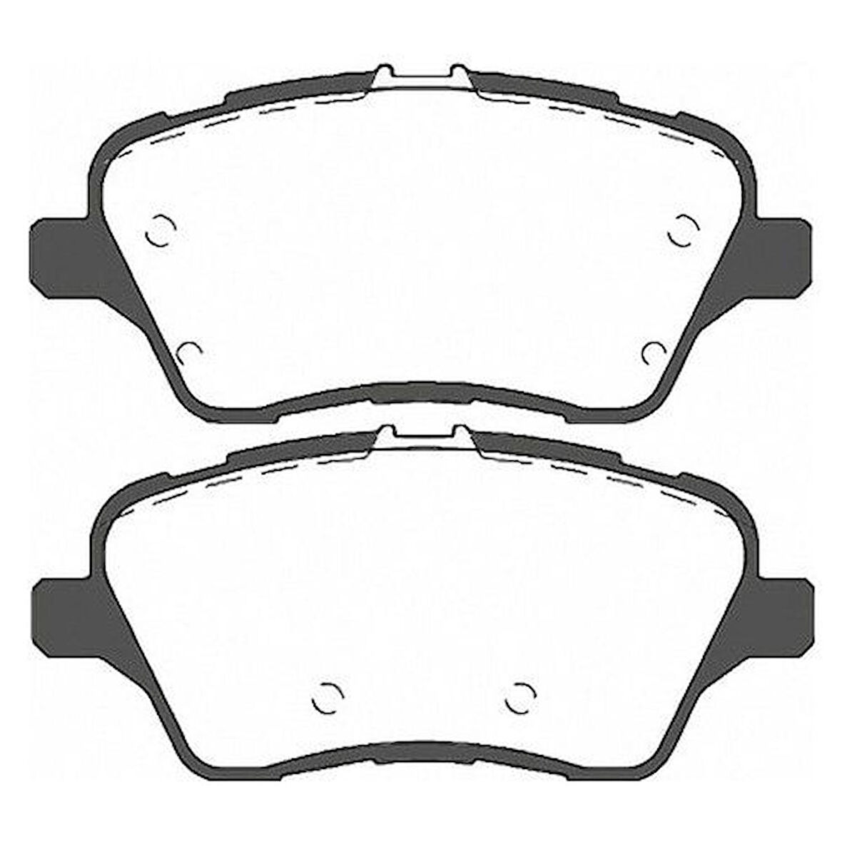 MGA Fren Balatası On (Ford: Fiesta 6- 1.0 1.5tdcı 1.6 12-/ B-Max 1.0 1.4 1.5tdcı 1.6