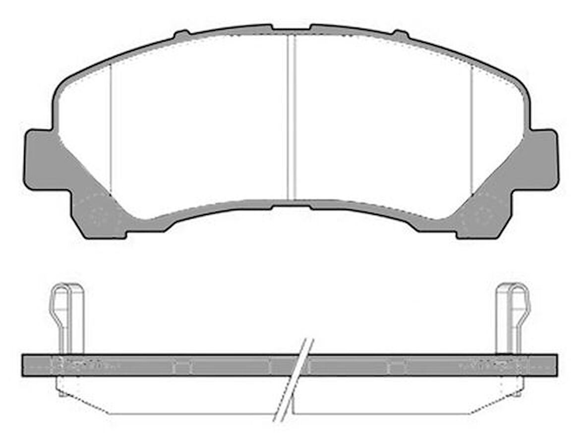 MGA 55622 Balata Fren Ön-Isuzu D-Max 08-4x2-D-Max 08-4x4-D-Max 12-17 2.5-D-Max 17-1.9 4x4 TFS86J 8980791040