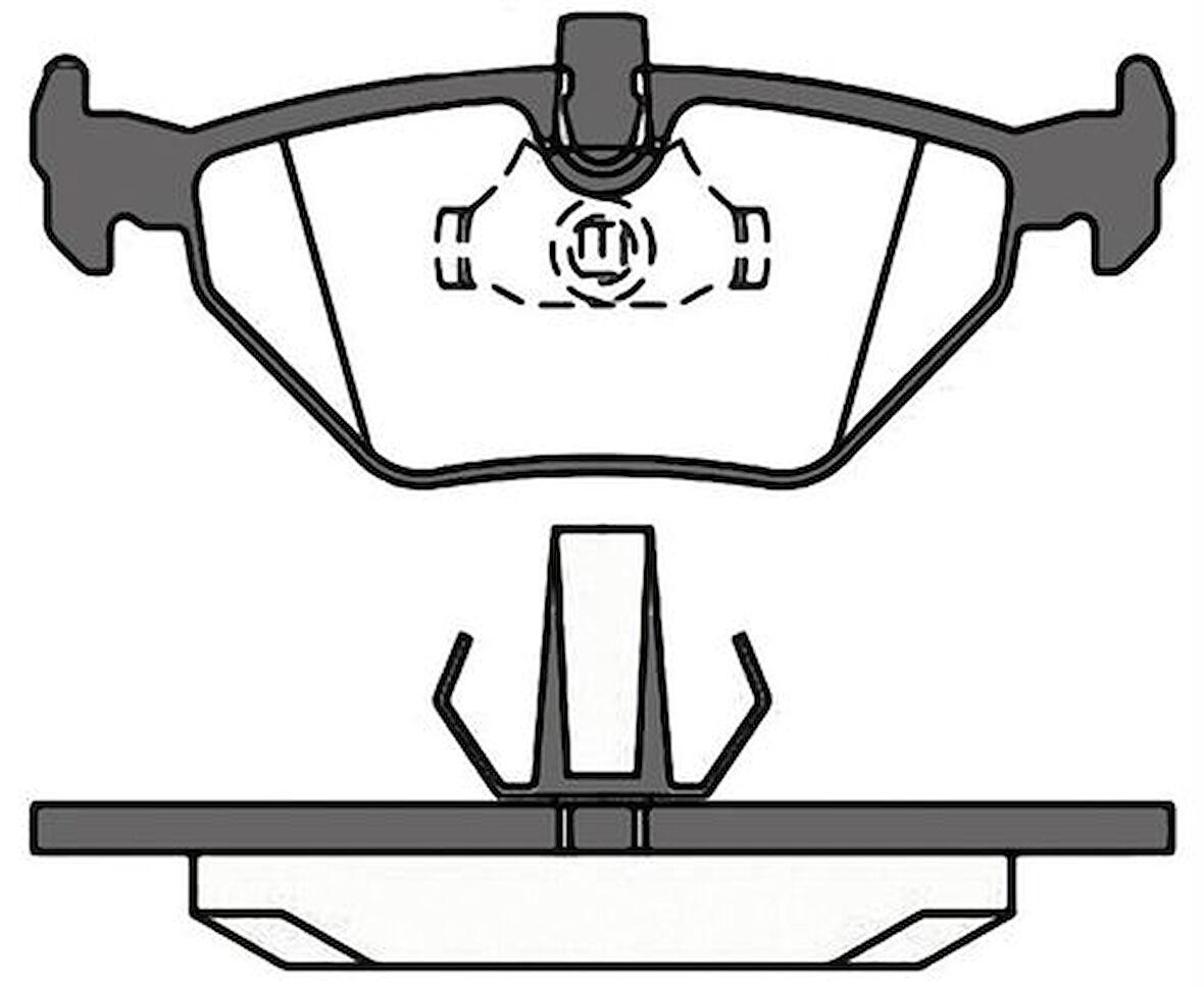 MGA 56203 Fren Balatası E39 Arka 5 Seri 1996-2002 34216761281