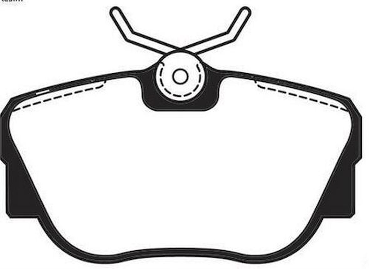 MGA 56212 Fren Balatası Ön Gdb850 WVA 21010 E30 All Models 34111161347