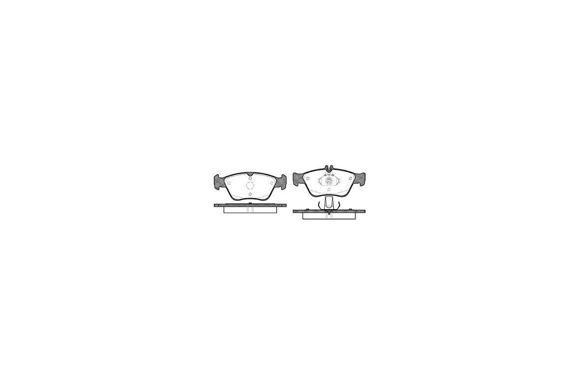 MGA 56305 Fren Balatası Ön W210 2166403 24204420