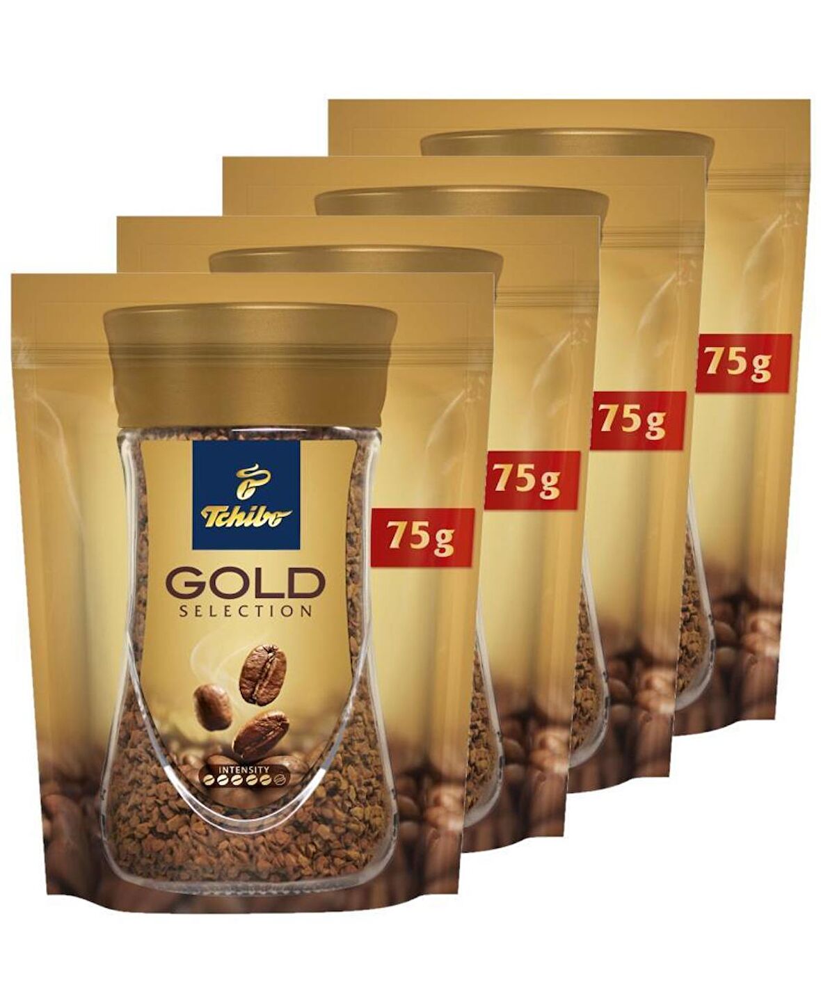 Tchibo Gold Çözünebilir 75 Gr. 4'lü Avantajlı Paket 