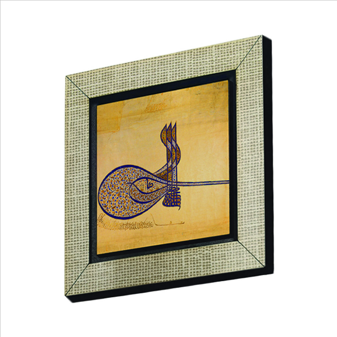 Kanuni Sultan Süleyman’ın Tuğrası Baskılı MDF  Magnet(KH-216)Buzdolabı Süsü
