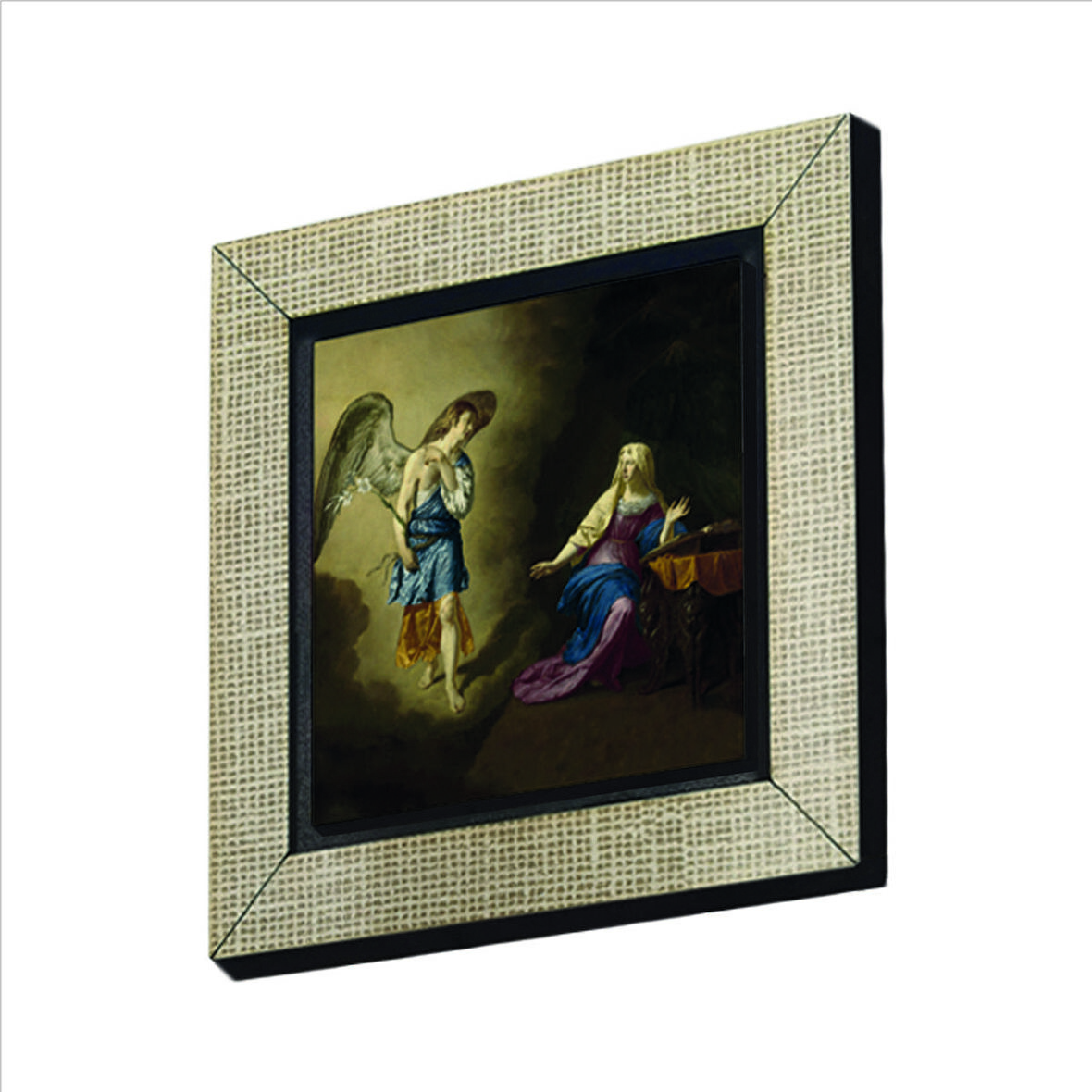 Meryem’e Müjde (Adriaen van de Velde, 1667) Baskılı MDF  Magnet(KRG-103)Buzdolabı Süsü