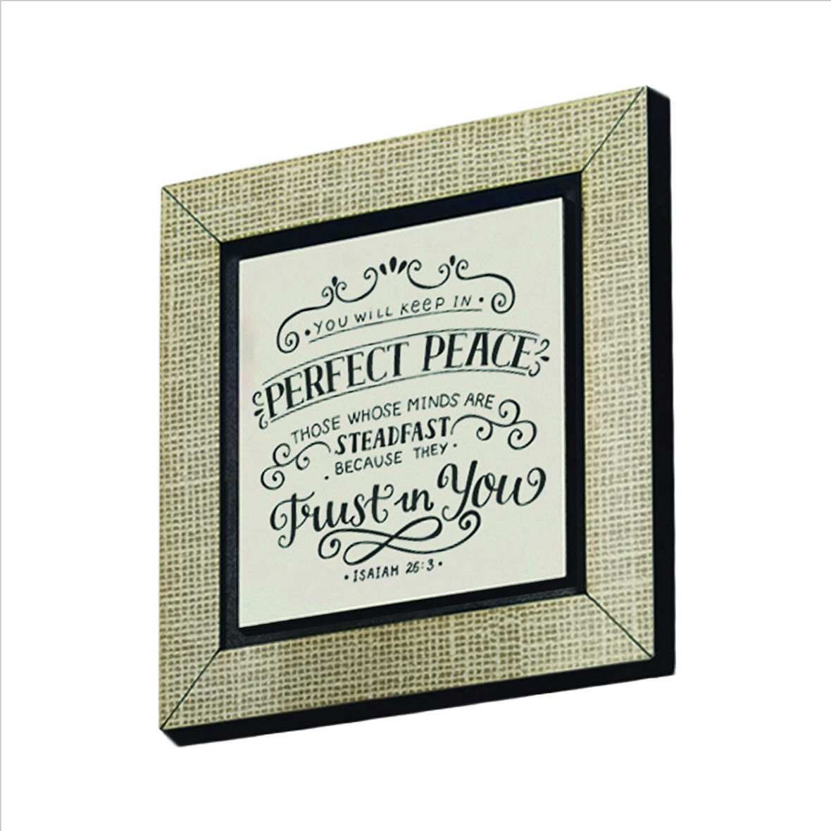 Yeşaya 26:3  Baskılı MDF  Magnet(KRG-126)Buzdolabı Süsü