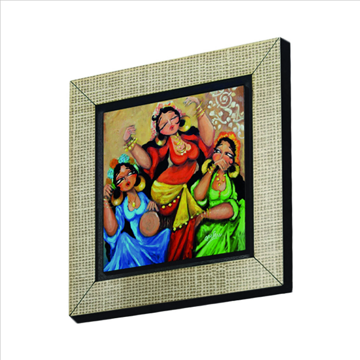 Dans Eden Oryantal Kadınlar Baskılı MDF  Magnet(KRG-145)