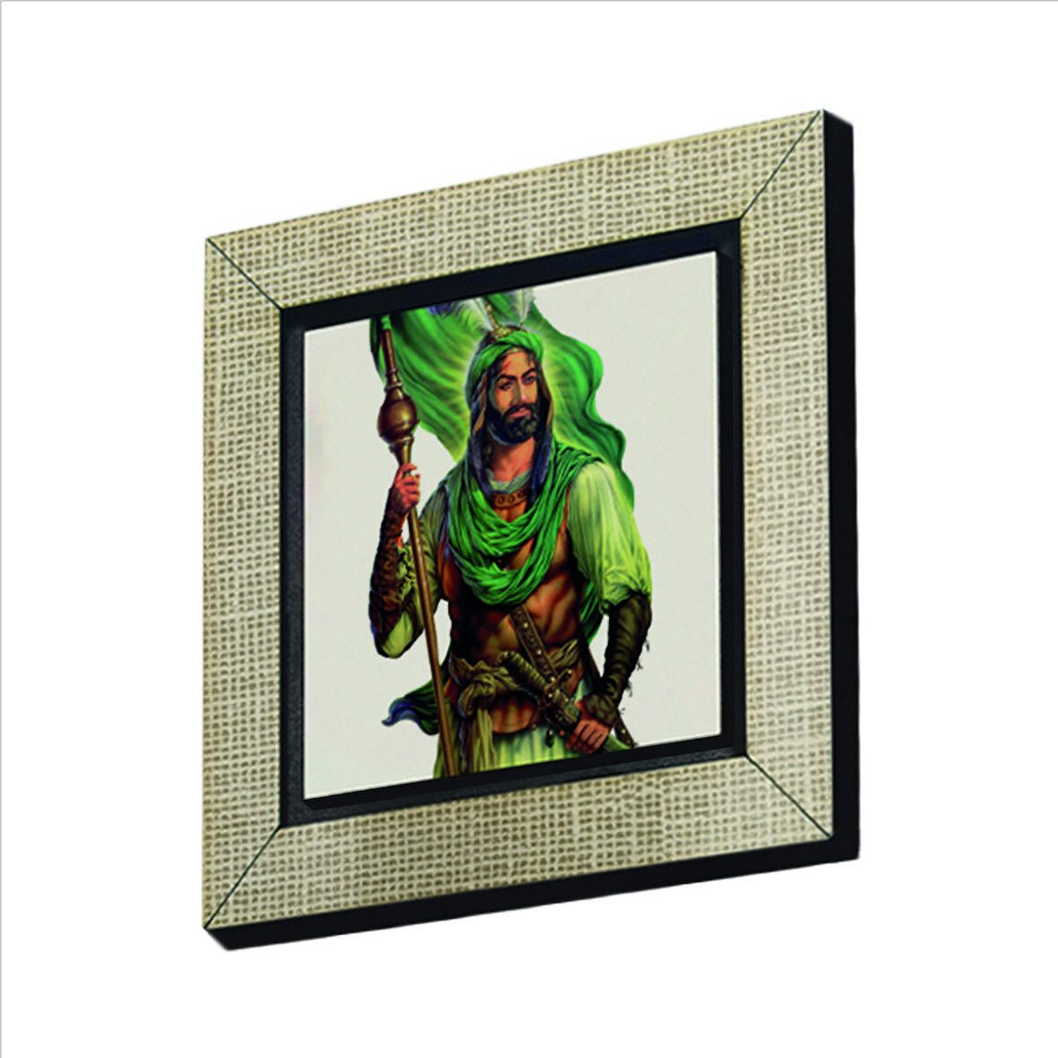 Hz. Hüseyin Tasviri Baskılı MDF  Magnet(KRG-084)Buzdolabı Süsü