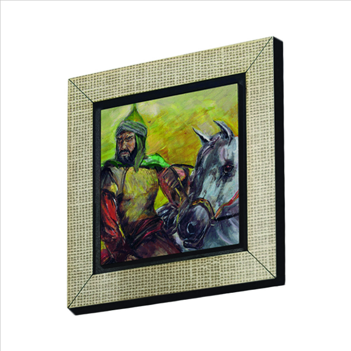 Selahaddin Eyyubi Tasviri Baskılı MDF  Magnet(KRG-086)Buzdolabı Süsü