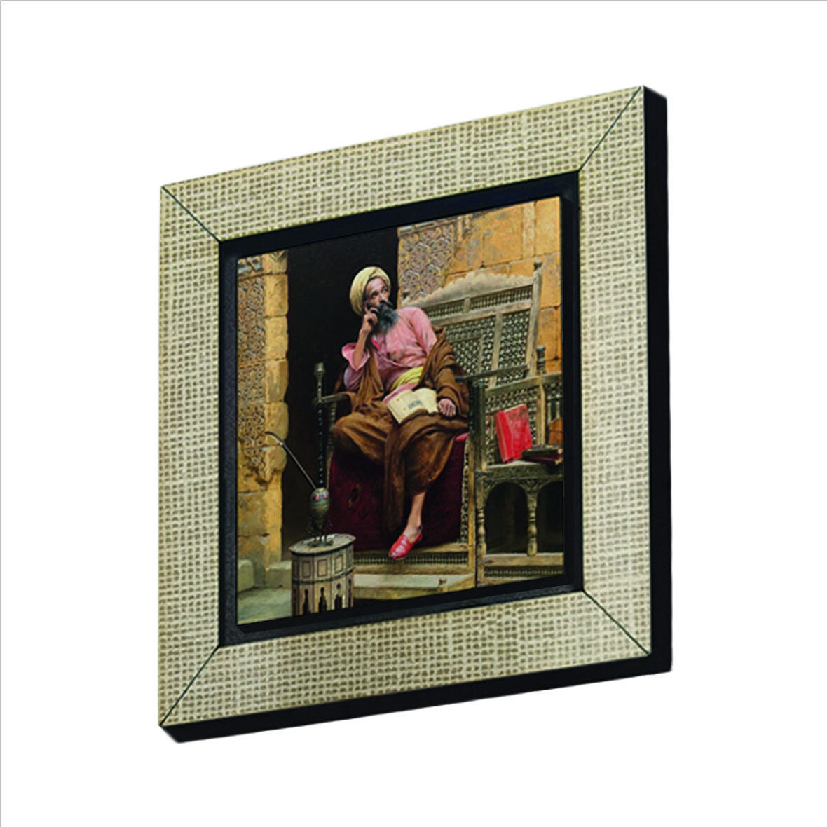 Katip (Ludwig Deutsch, 1878) Baskılı MDF  Magnet(KRT-131)Buzdolabı Süsü