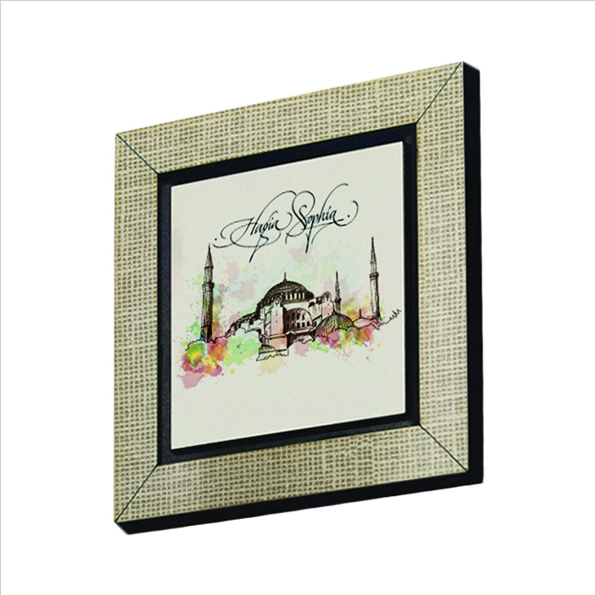 Ayasofya Camii  Baskılı MDF  Magnet(KRT-005)Buzdolabı Süsü