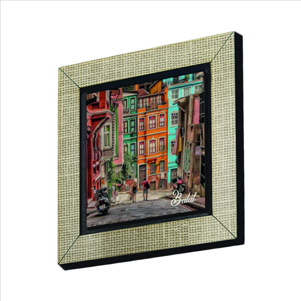 İstanbul-Balat  Baskılı MDF  Magnet(KRT-054)