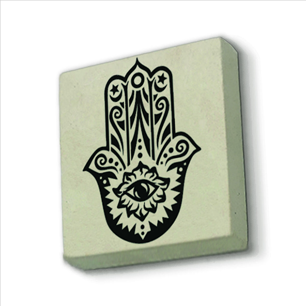 Fatıma’nın Eli Baskılı Doğaltaş  Magnet(KD-004)Buzdolabı Süsü