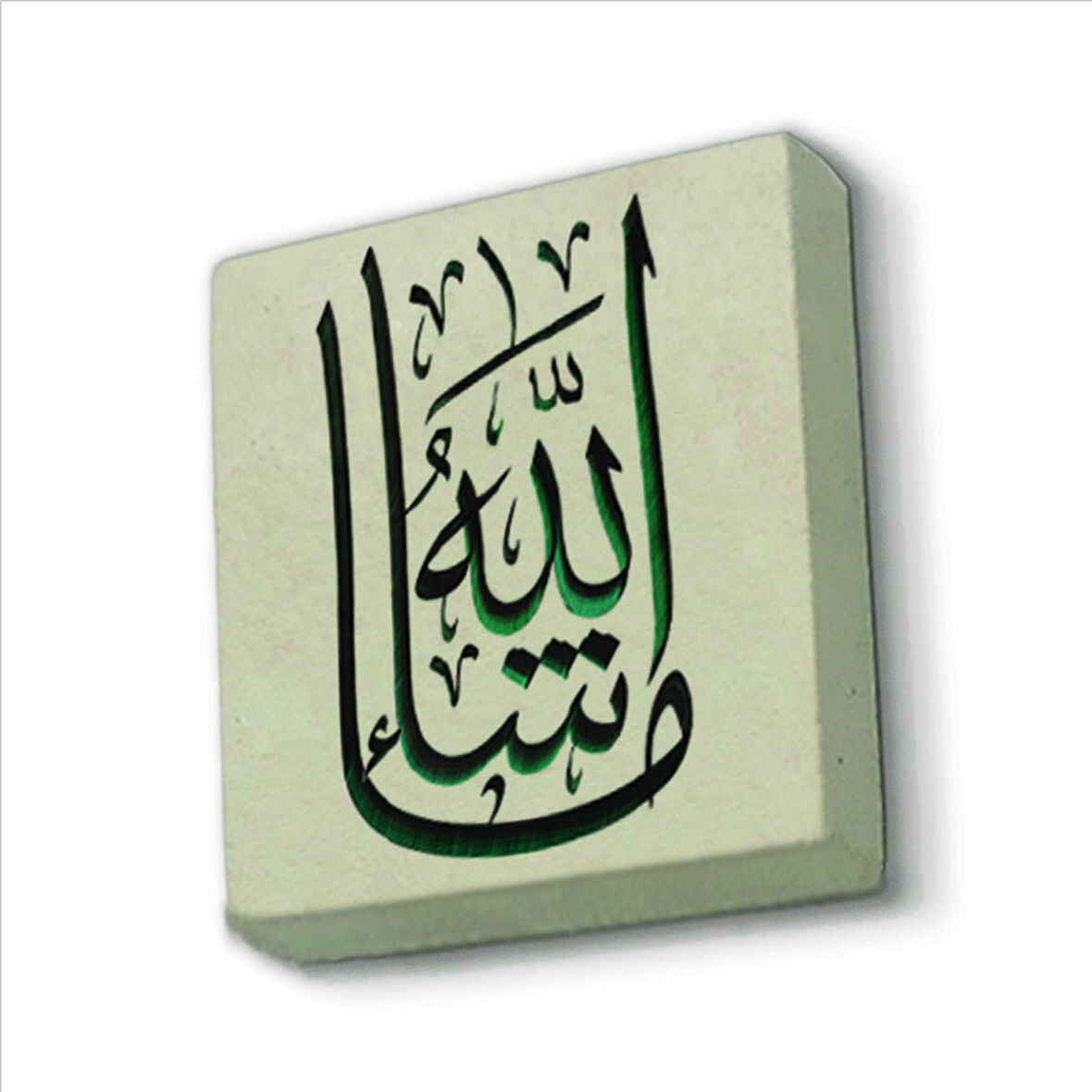 Maşallah Baskılı Doğaltaş  Magnet(KH-040)Buzdolabı Süsü