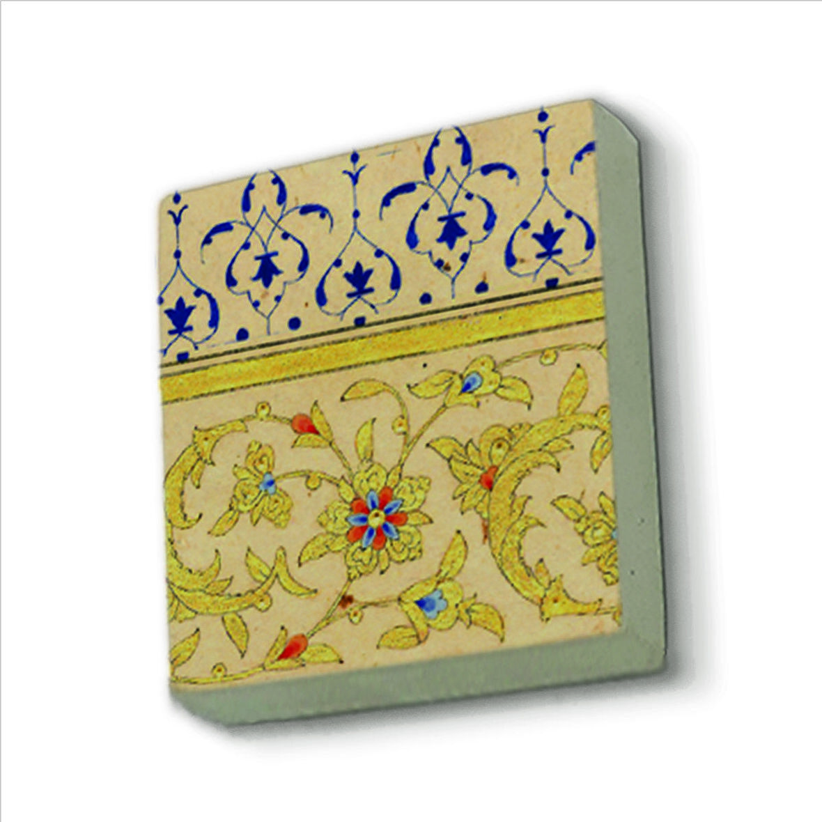 Desen Baskılı Doğaltaş  Magnet(KD-048)Buzdolabı Süsü