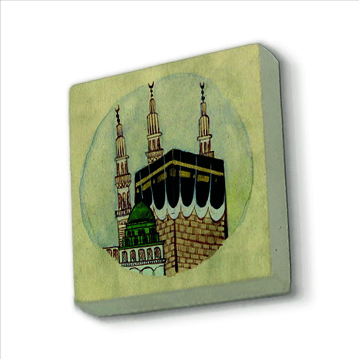 Kabe Görseli  Baskılı Doğaltaş  Magnet(KRG-078)Buzdolabı Süsü