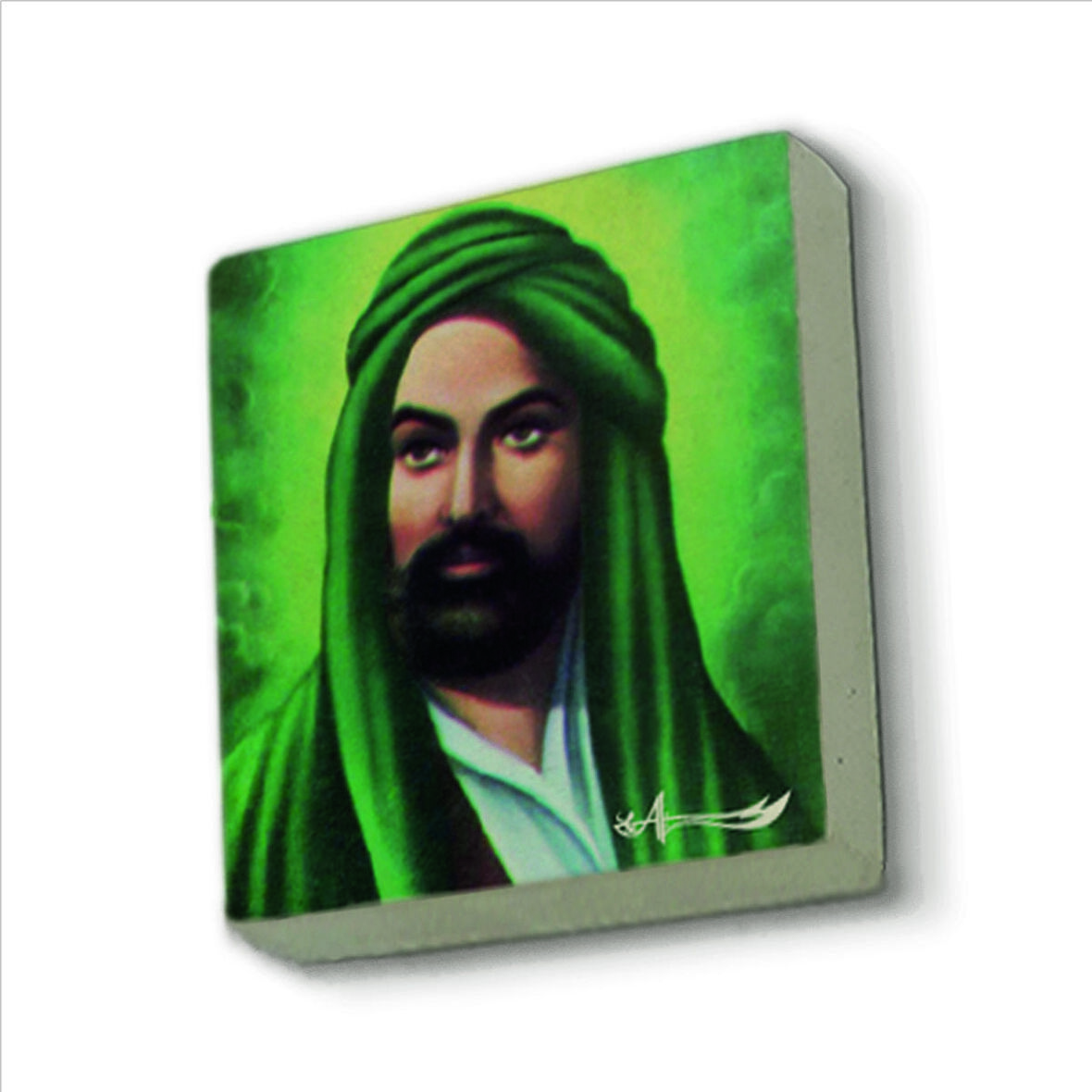 Hz. Ali Baskılı Doğaltaş  Magnet(KRG-083)