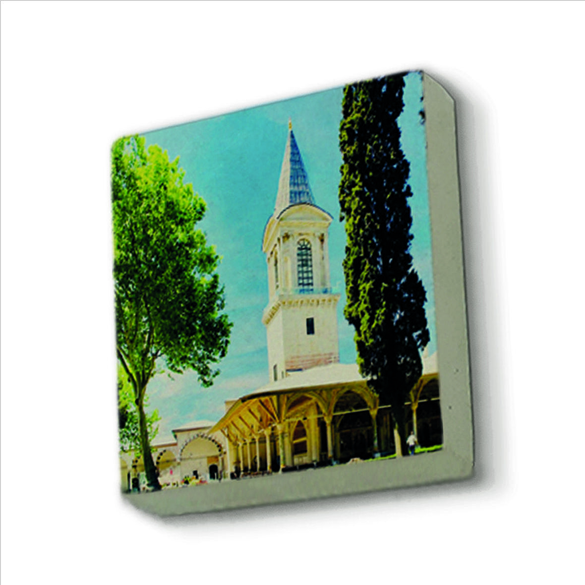 Adalet Kulesi (Topkapı Sarayı)  Baskılı Doğaltaş  Magnet(KRT-053)