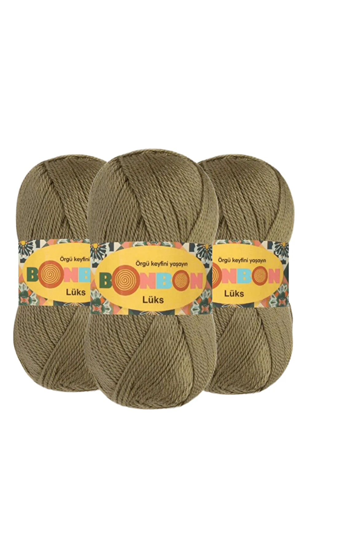 Bonbon Lüks Örgü İpi Patiklik İp 98295 3 Adet