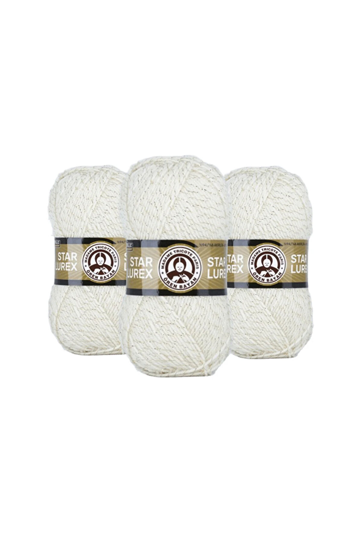 Star Lurex El Örgü 005A İpi 100 gr. 3 Adet