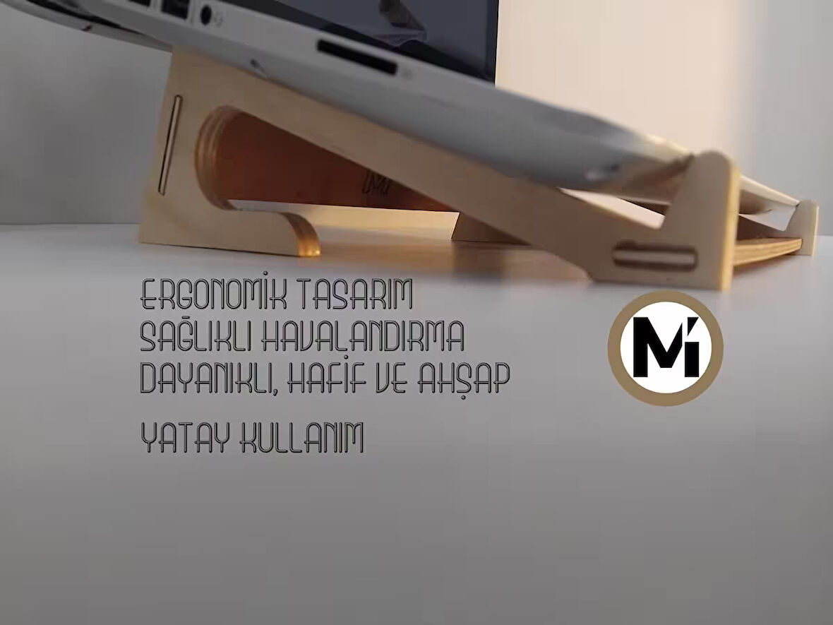 Ahşap Notebook / Laptop Standı