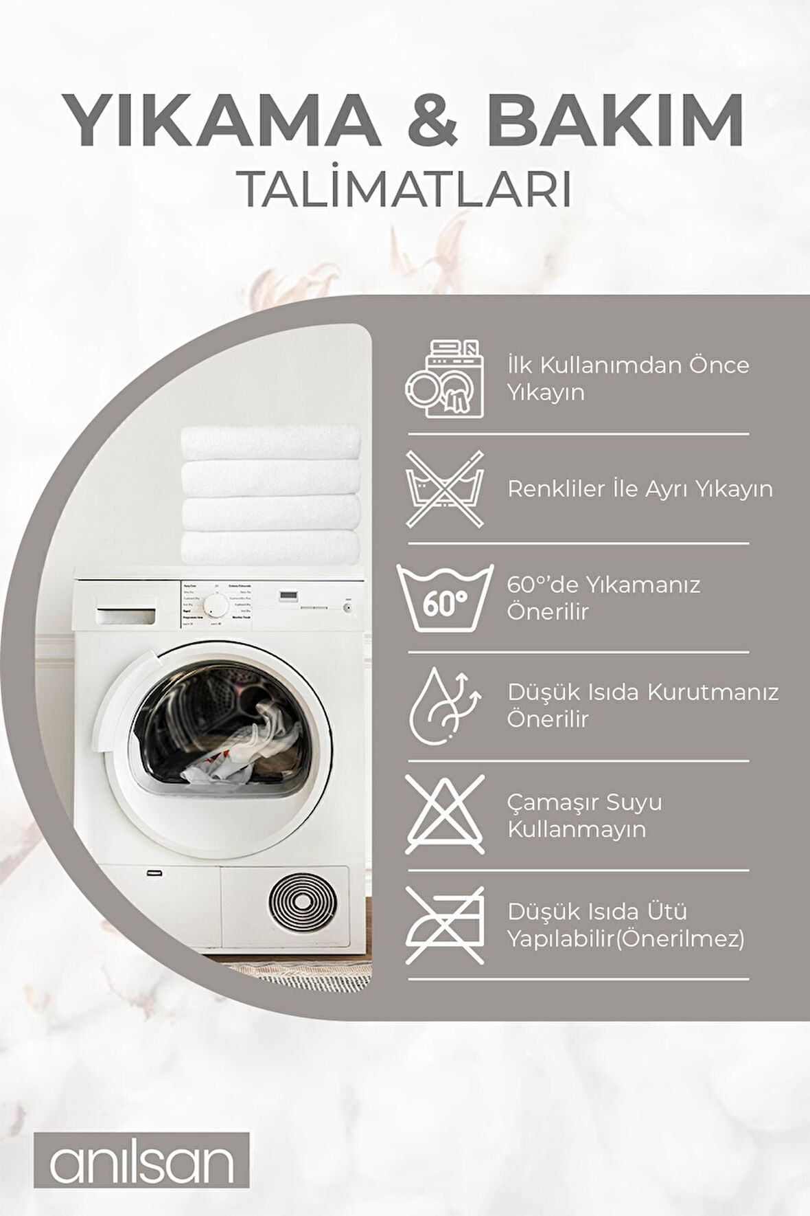 Ekru Ayak Havlusu - 50x70 Cm, 245 Gr, %100 Pamuk, Spa Ve Otel Banyo Paspası, Günlük Kullanıma Uygun