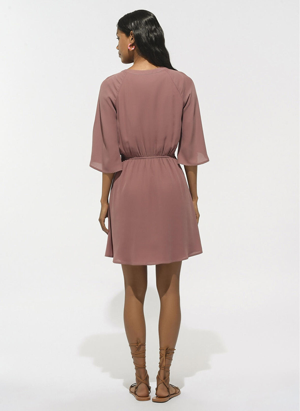 People By Fabrika Pembe Kadın Elbise PFKSS22EL0093