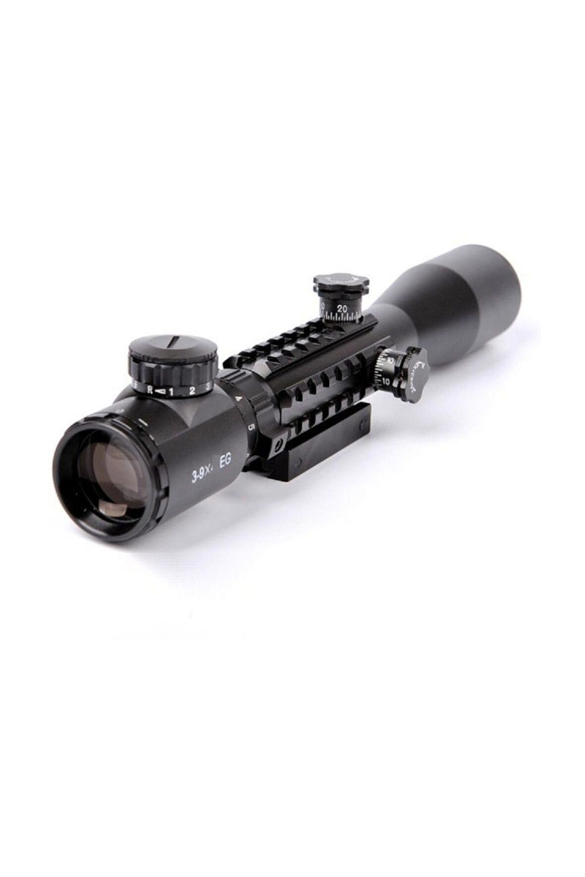 3-9x32 Zoomlu Av Tüfeği Dürbünü Çift Işık Kaynaklı Kızaklı
