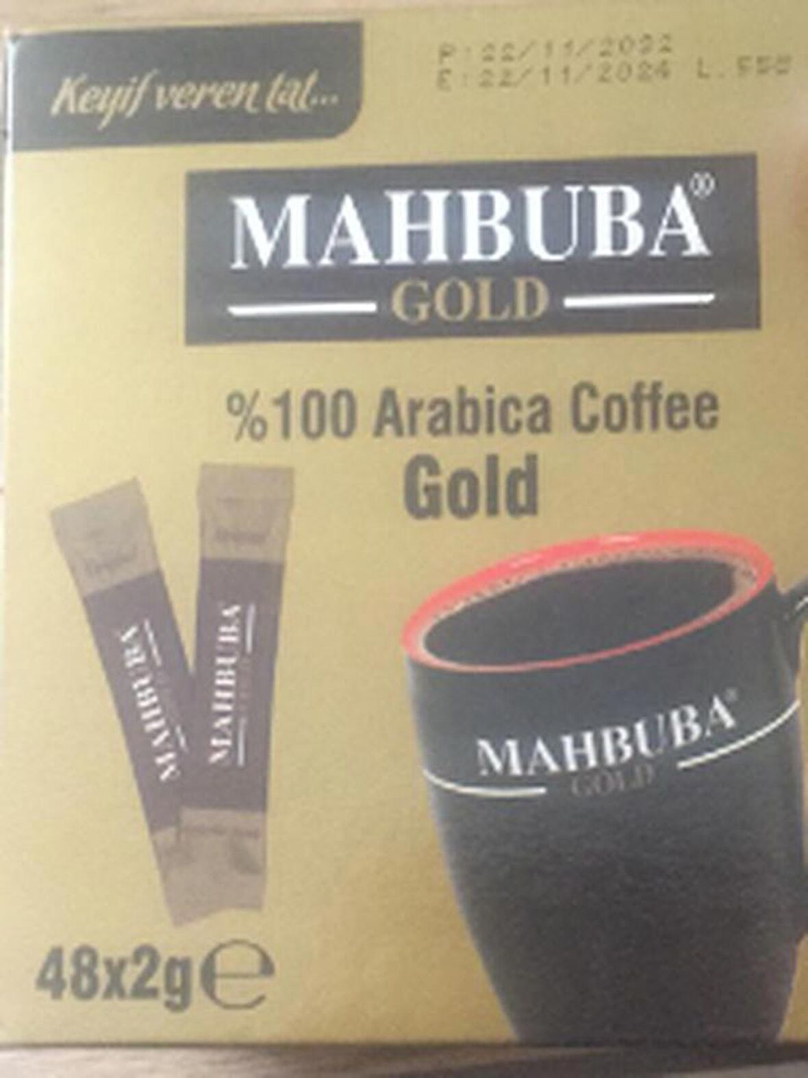 Mahbuba Gold 2 gr 48'li Hazır Kahve