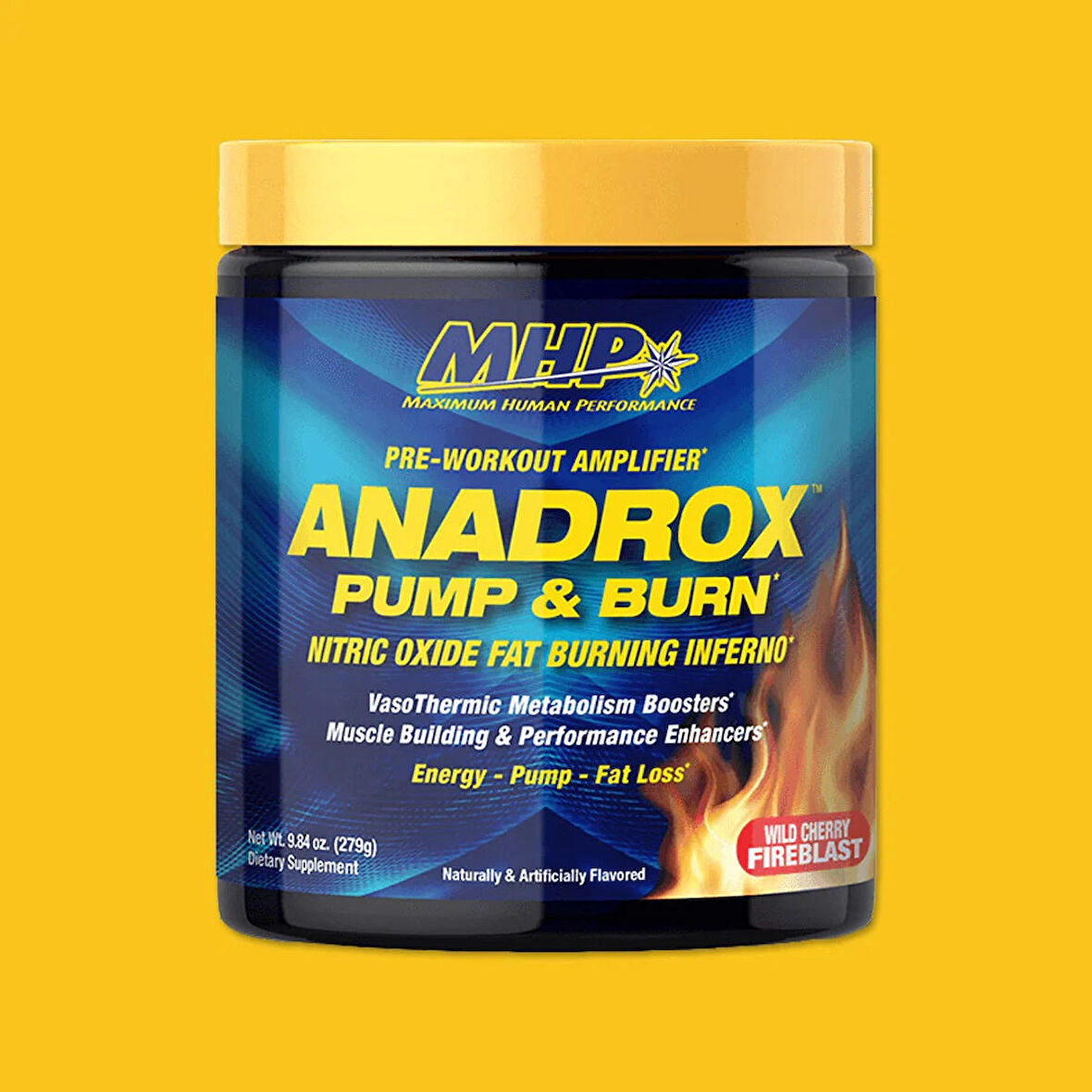 MHP Anadrox Pump Preworkout &Fat burner(Arginine+Nac+Nadh+Citrulline malate+Green Tea+Guarana+)