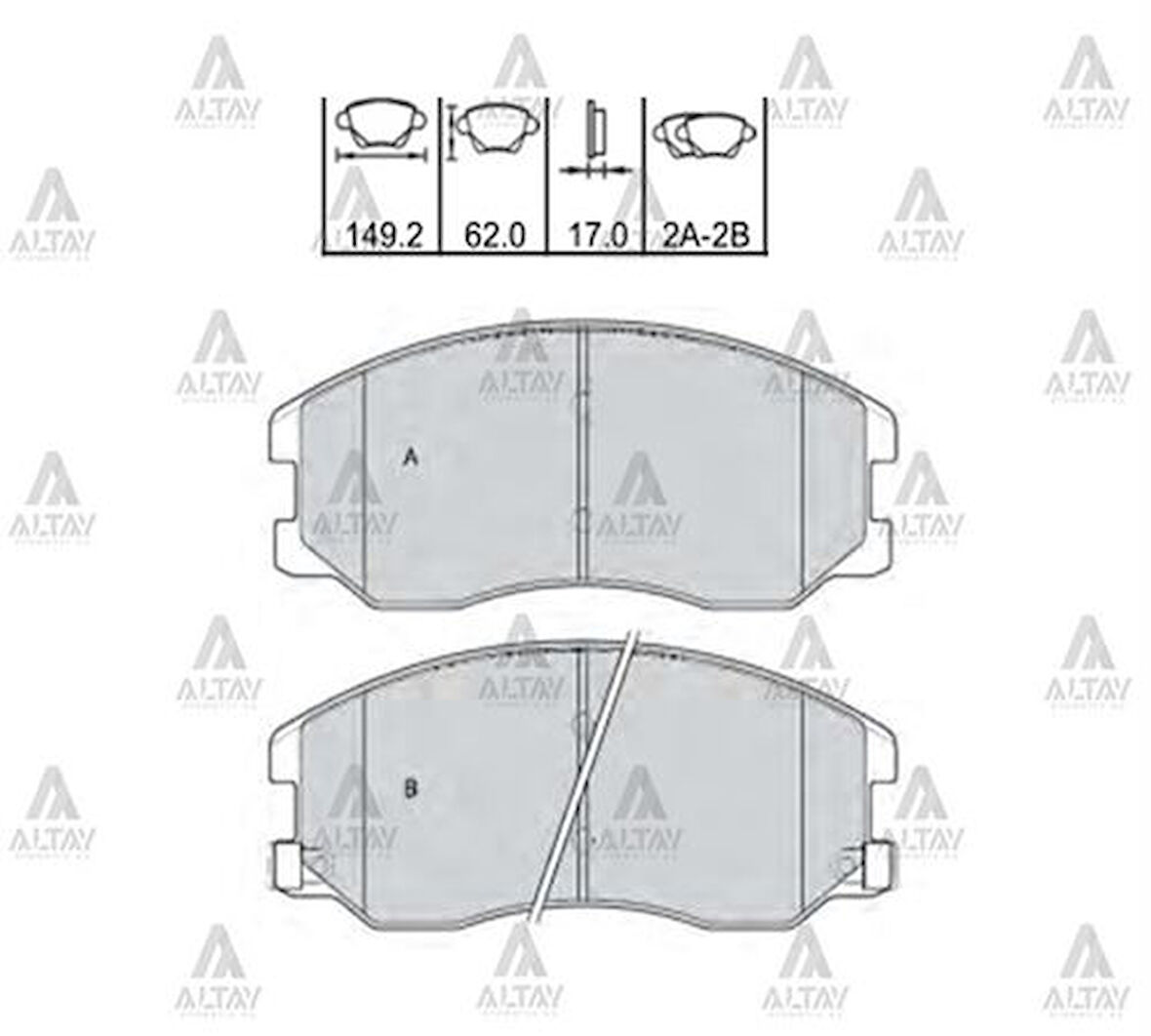 Maher 00007 Fren Balata Captiva 07-11 Opel Antara 07-14 Ön 20789468