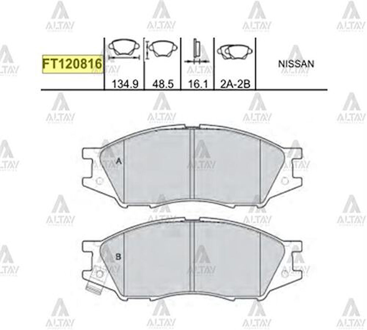 Maher 00159 Fren Balata Almera 03-08 Ön 410606N091