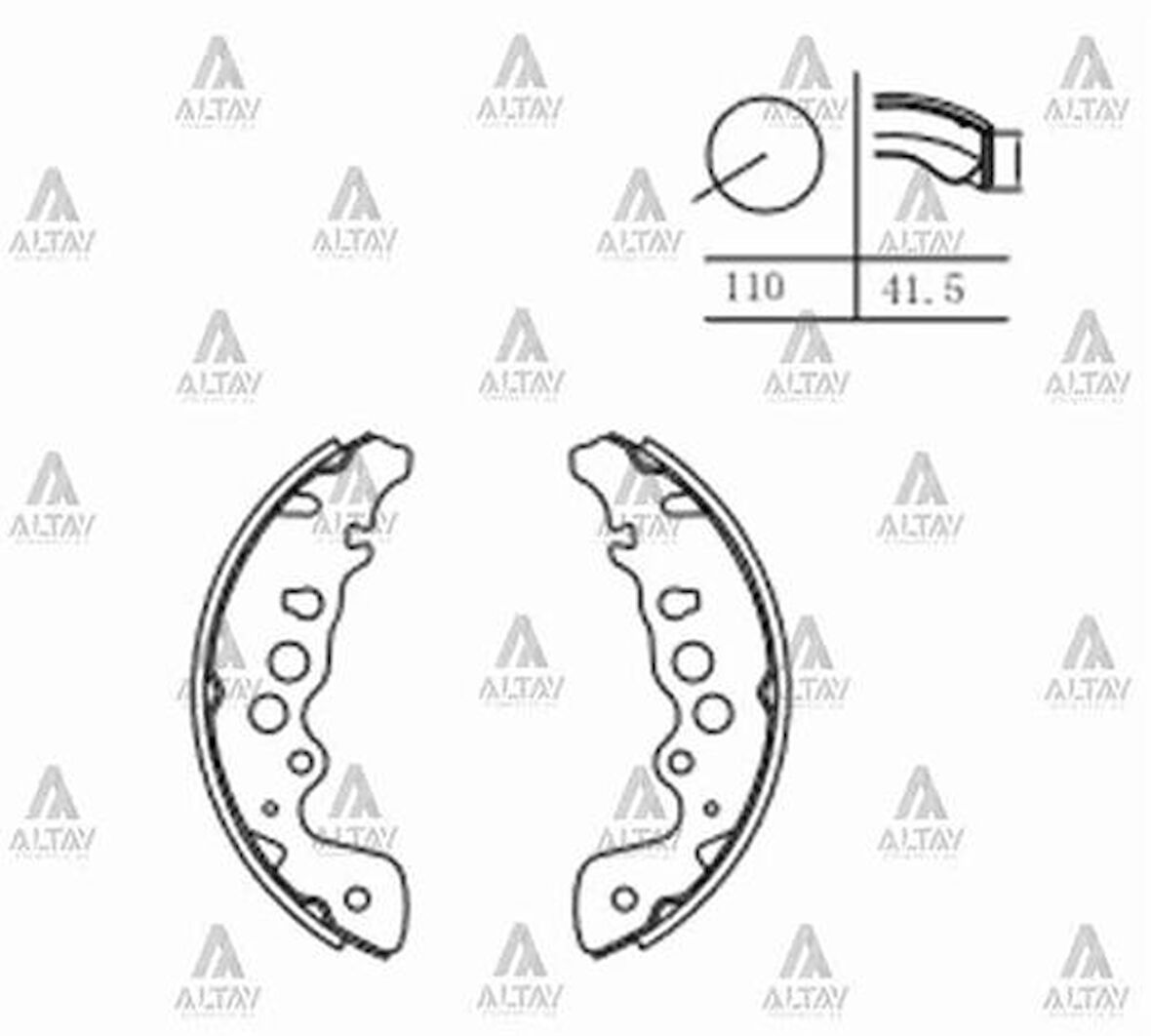 Maher 00199 Fren Balata Grand Vitara 00-06 Pabuç Arka 5320065D01