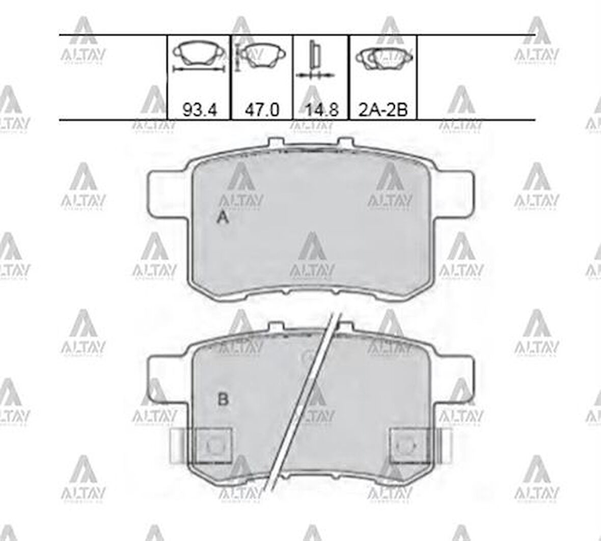 Maher 00241 Fren Balata Accord 08-15 Disk Arka 43022TA0A00