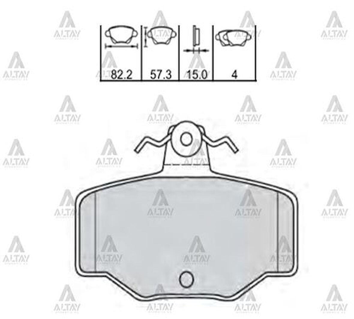 Maher 00292 Fren Balata Primera 97-01 Almera 03 Maxima Disk Arka 440603F025