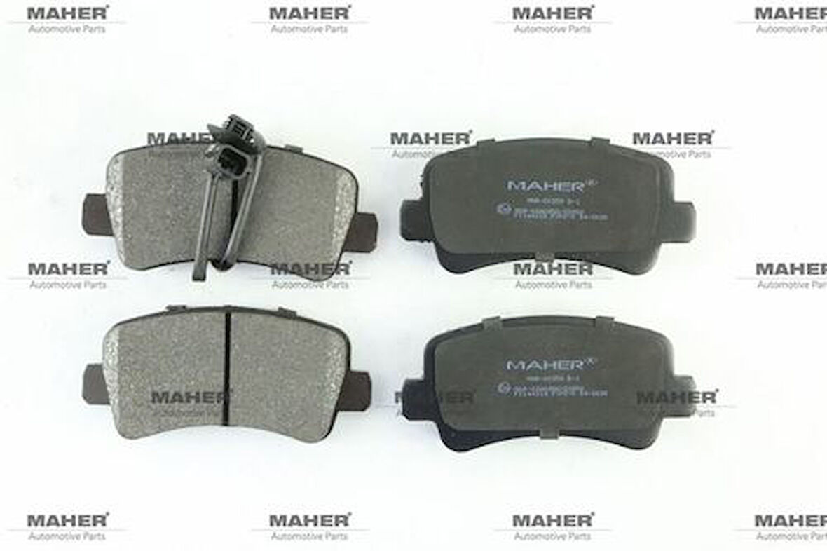 Maher 00359 Fren Balata Master III 10 Movano B 10 Tek Teker Fişli Arka 4420066