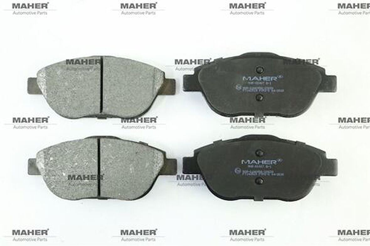 Maher 00407 Fren Balata Mokka Crossland X Crossland 1.2 Corsa F-1.2 19 C3 09 1.6 16V Picasso 1.6-1.6HDI Ön 1607083180