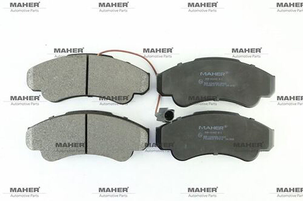 Maher 00449 Fren Balata Ducato 02-06 Jumper II 02-06 Boxer II 02-06 Fişli Uzunluk 164.6mm Ön 77362216
