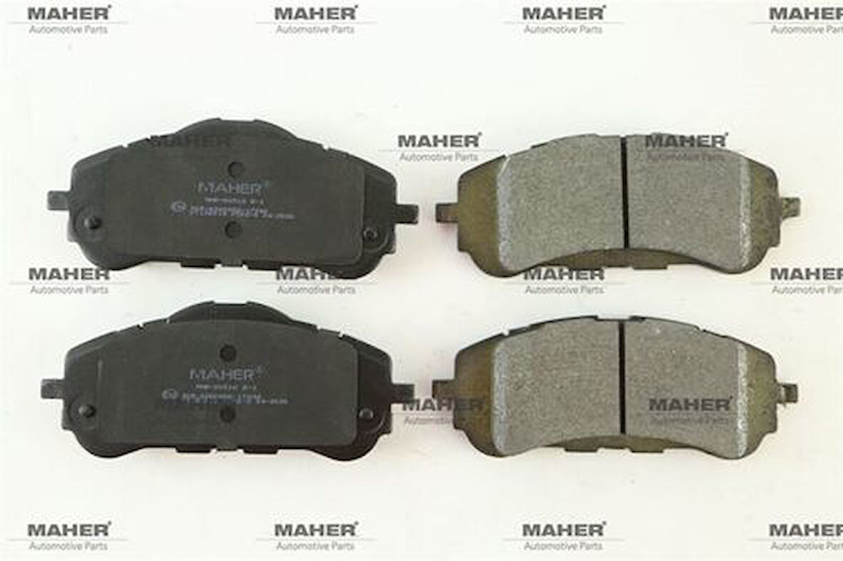 Maher 00516 Fren Balata 308 II 14 Yükseklik 58.3mm 63.3mm Ön 1610428780