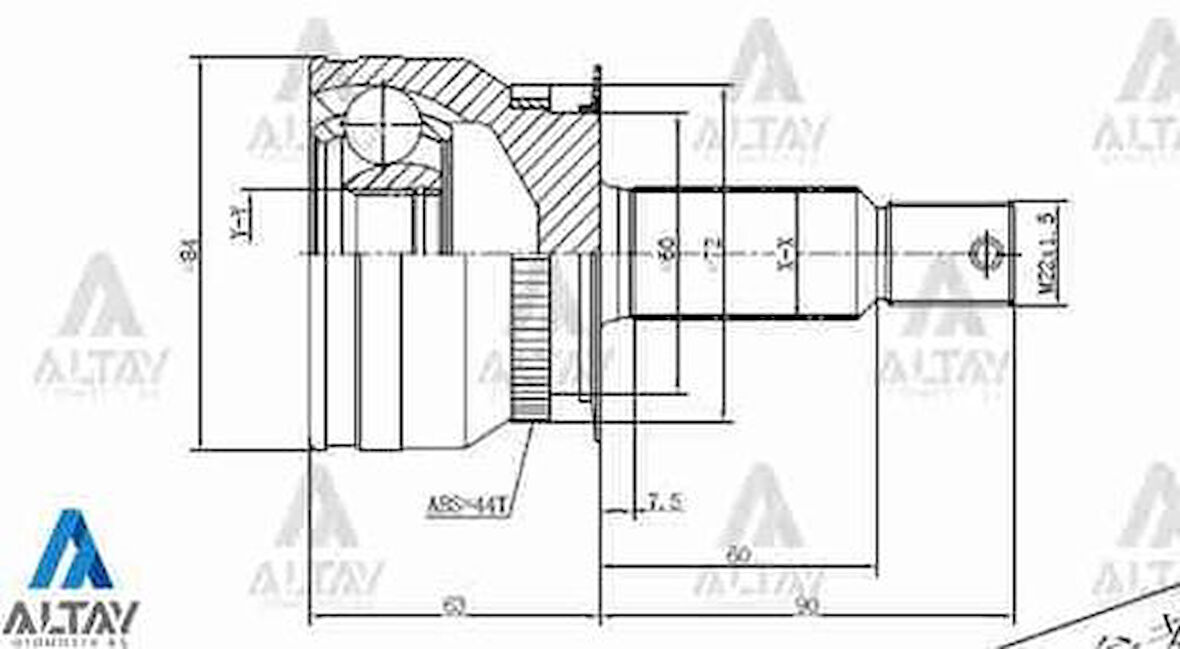 Maher 01745 Aks Kafası Diş Cerato 03 44 Diş ABS'li 27X60X24 495012F510