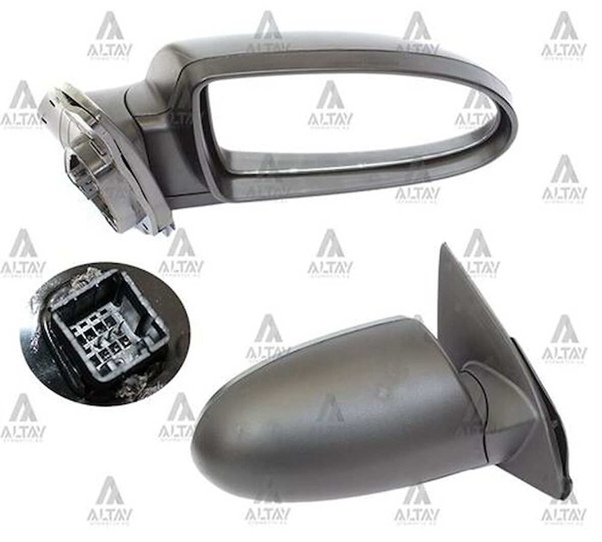 Maher 02626 Ayna Diş Dikiz Accent 06-11 Era Elektrikli Mat Siyah Sağ 8,76201E+100