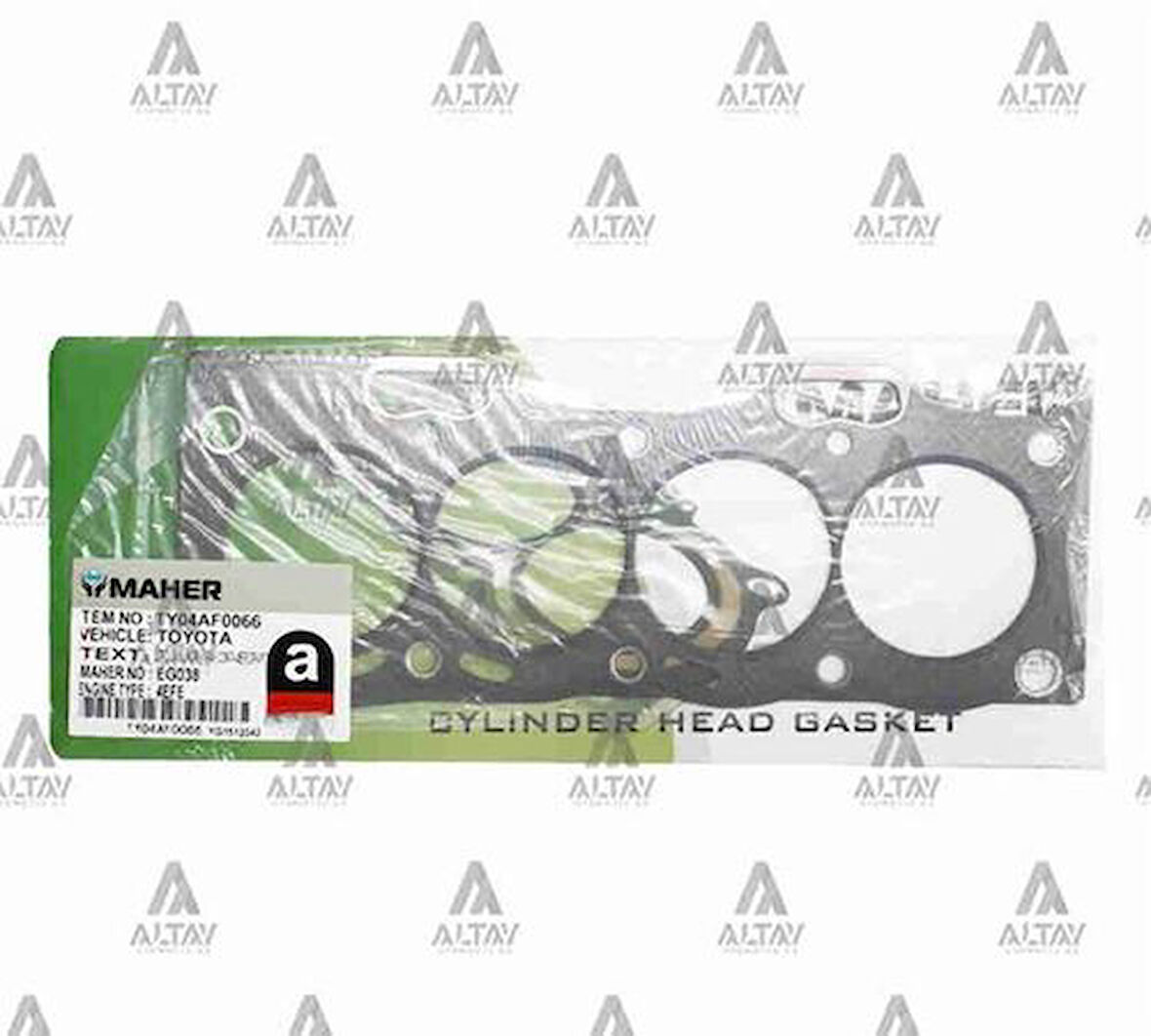 Maher 3077 Silindir Kapak Contası Corolla 99>00 1.3 4Efe Enj. Grafıtlı