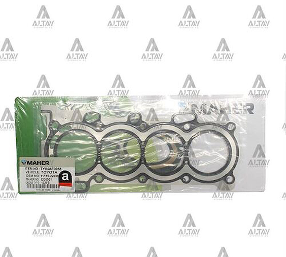 Maher 03078 Silindir Kapak Contası Corolla 03-07 1.4 1.6 Avensis 03-08 1.6 1Zzfe 3Zzfe 4ZZFE Celık 1111522030