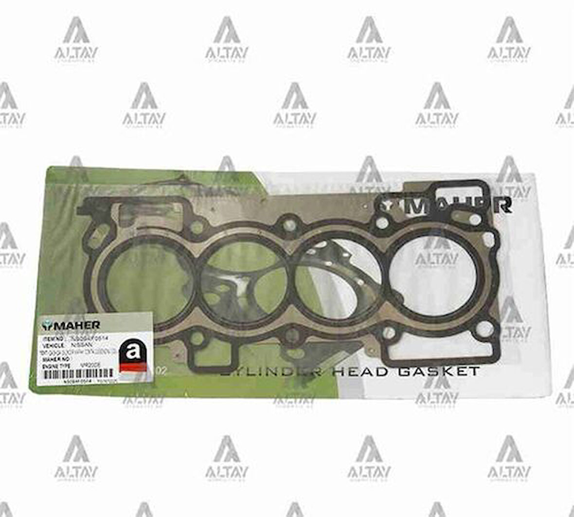 Maher 03121 Silindir Kapak Contası Qashqai 07-11 Benzinli 2.0 Çelik Mr20De 11044EN200