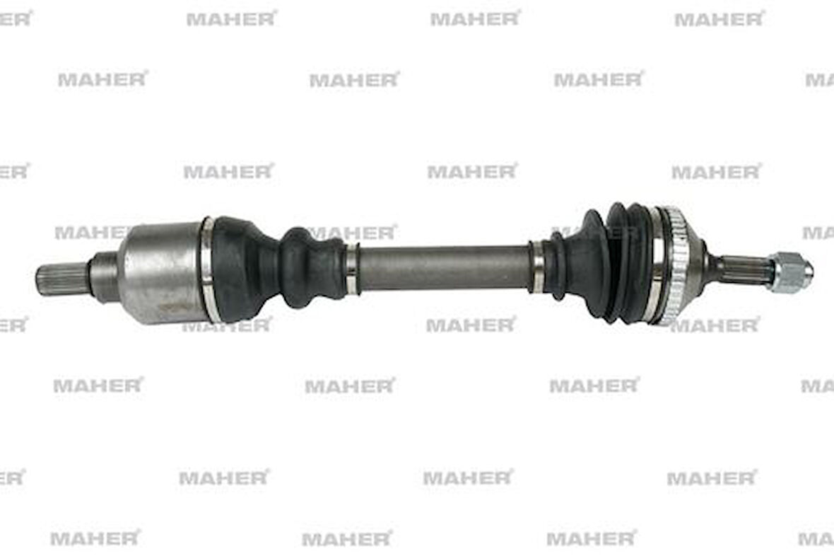 Maher 18406 Aks Komple Ön 206 98-09 Sol 1.4 16V ABS'li 48 Diş A-T 588mm 3272.4F