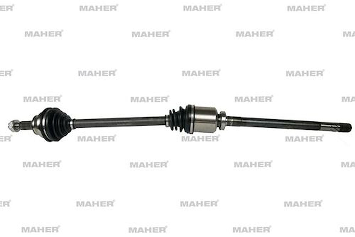 Maher 18492 Aks Komple Ön Master I 98-03 Movano A 98-03 Sağ 2.5D ABS'li 51 Diş 1118mm S8U 8200052426