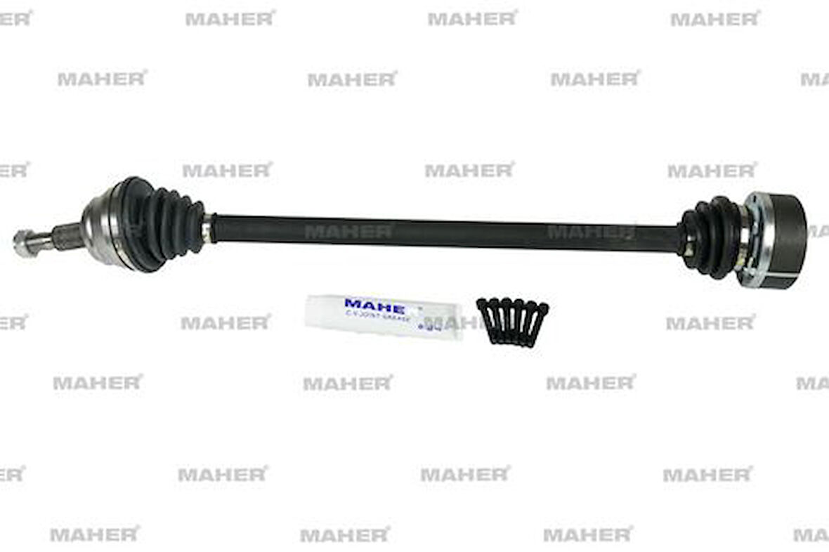 Maher 18565 Aks Komple Ön Golf IV 97-05 Bora 98-05 Sağ AGR-Ahf-ALH 1.9TDI 822mm 1J0407272