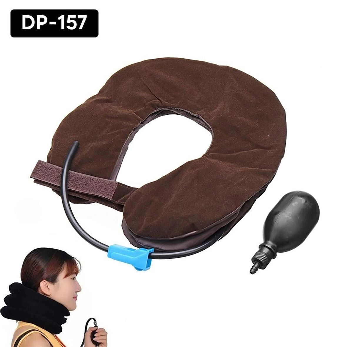 CEYLAN ADAM 3 Katlı Seyahat Boyun Yastığı