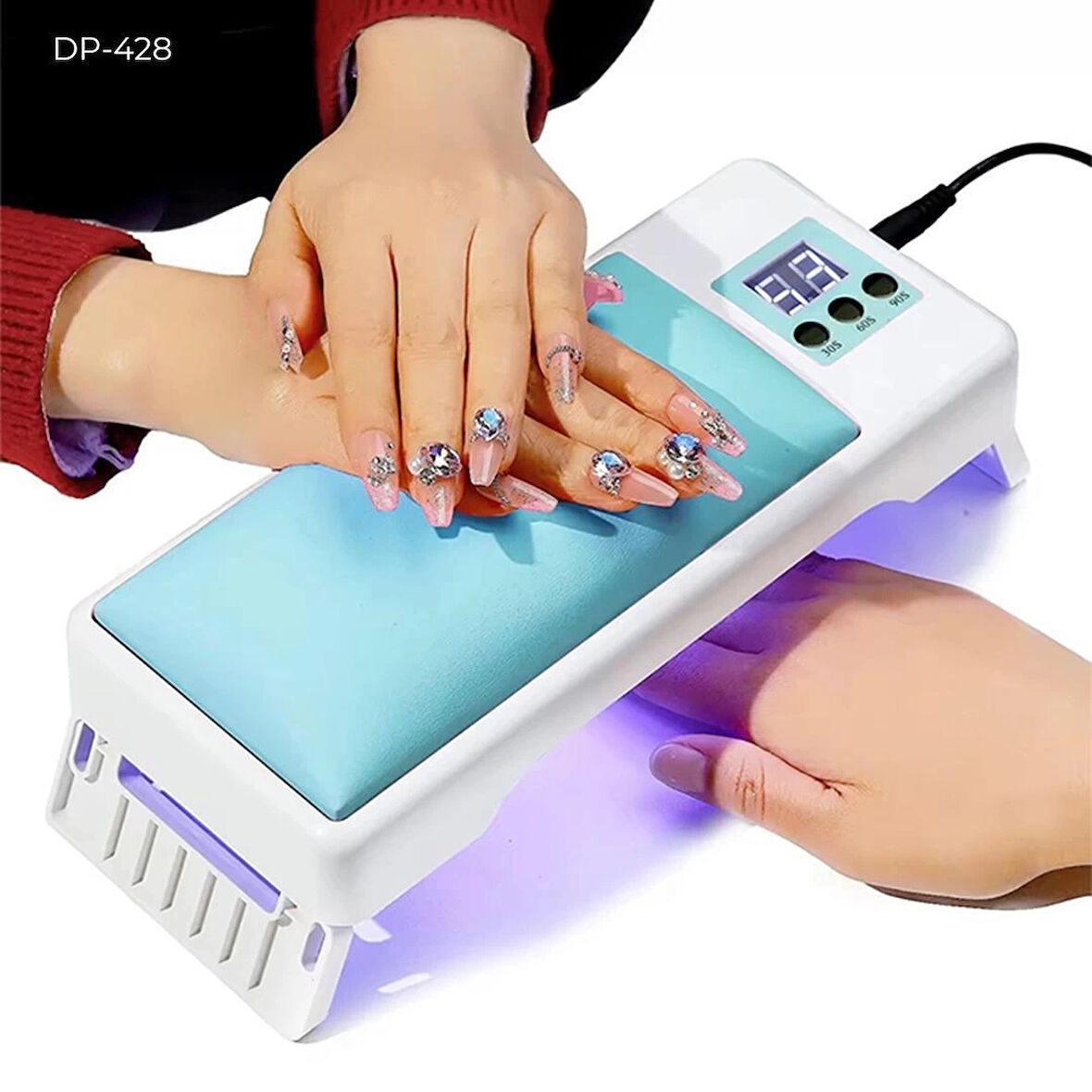 CEYLAN ADAM Dempower Uv Led Işıklı Oje Kurutucu Ve El Yastığı